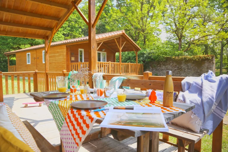 Petiti déjeuner dans une location de chalet à Nantes.