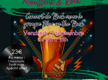 Vendredi mousseux et rock