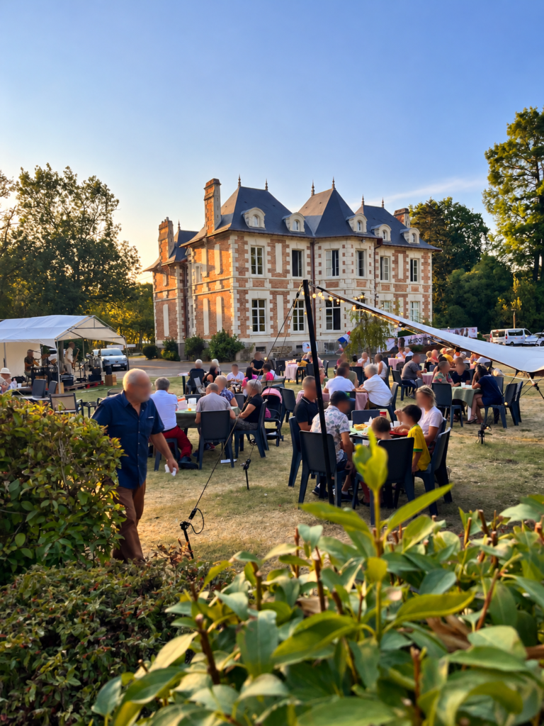 Événement convivial au Château de la Plinguetière à Saint-Aignan-de-Grand-Lieu